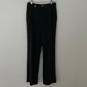 Ralph Lauren Black Wide Leg Pants